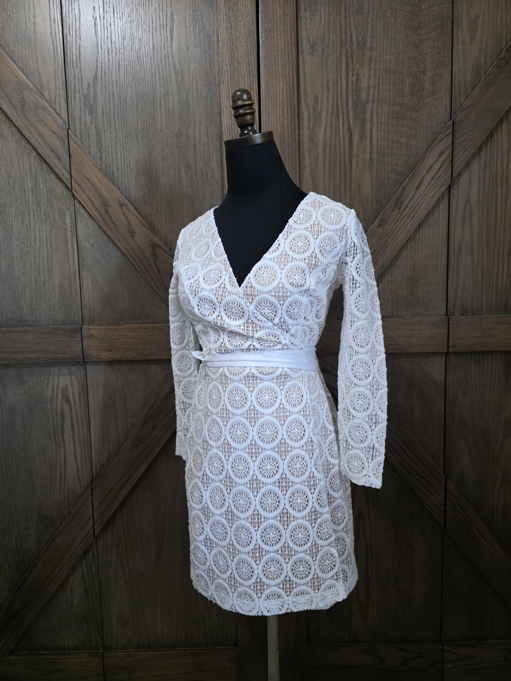 Lilly Pulitzer Crochet Wrap Mini Dress